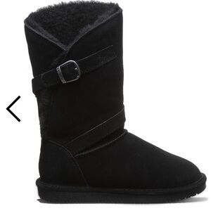 BEARPAW Tatum Solids Black Size:8 New with out box